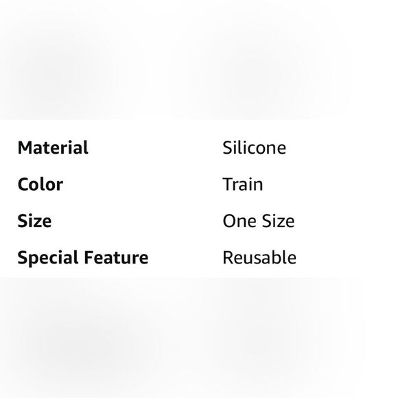 Colorful Train Themed Reusable Food Grade Silicone Straw Sleeve Caps 6pcs NIP - Picture 8 of 12